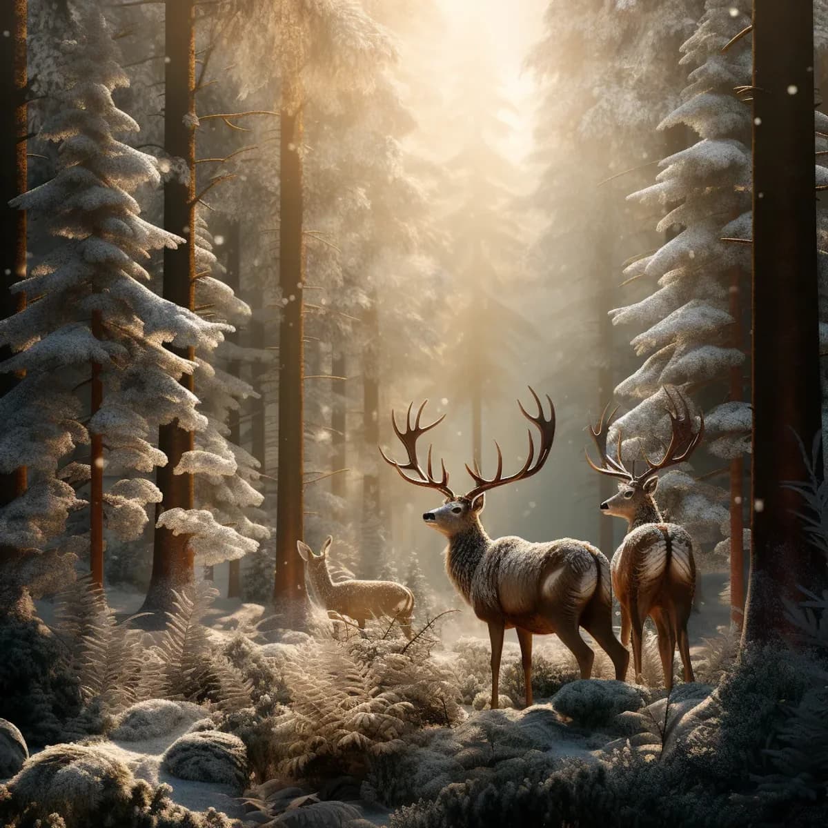 WINTER WOODLANDS
