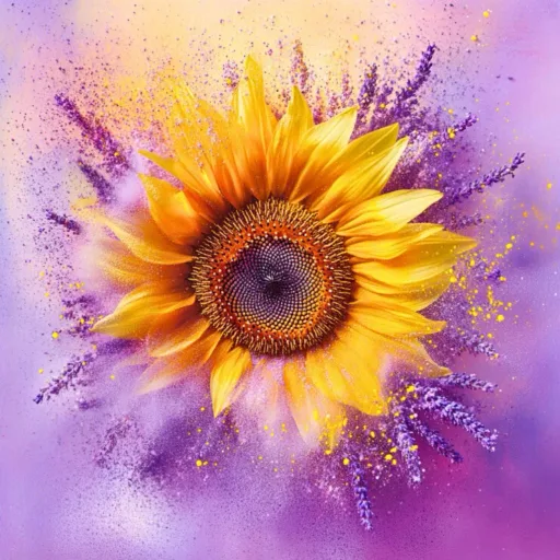 LAVENDER SUNFLOWER