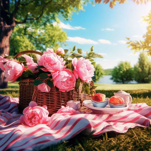 PICNIC IN THE PEONIES